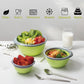 Lille Home Set of 6 Plastic Bowls with Handles
