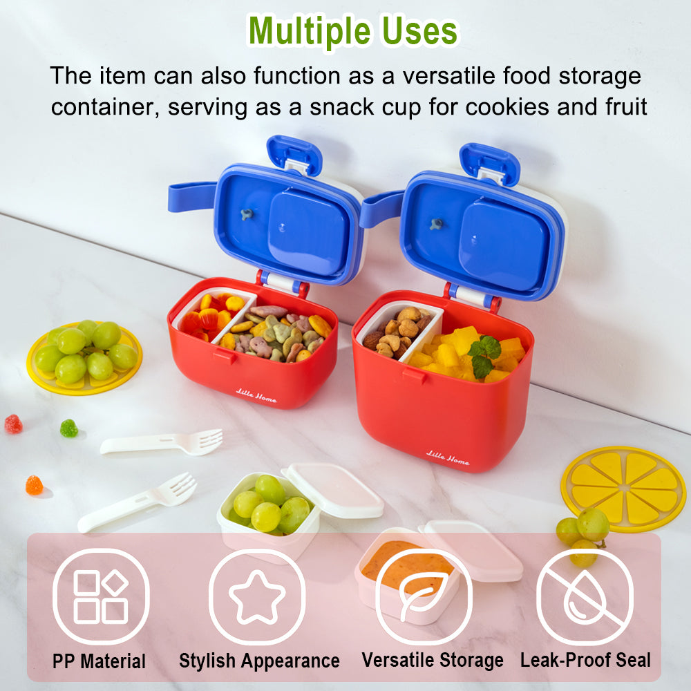 Lille Home Portable Multipurpose Snack Containers