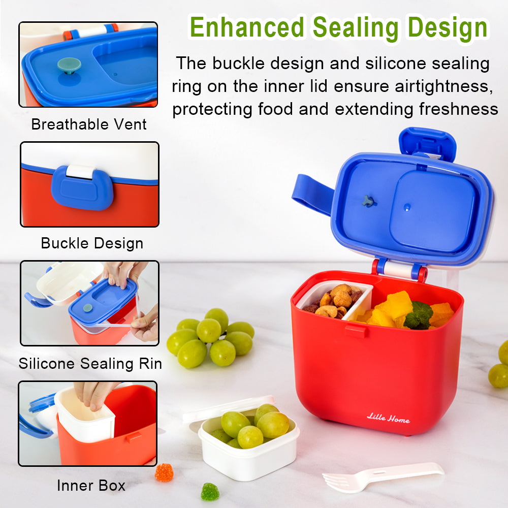 Lille Home Portable Multipurpose Snack Containers