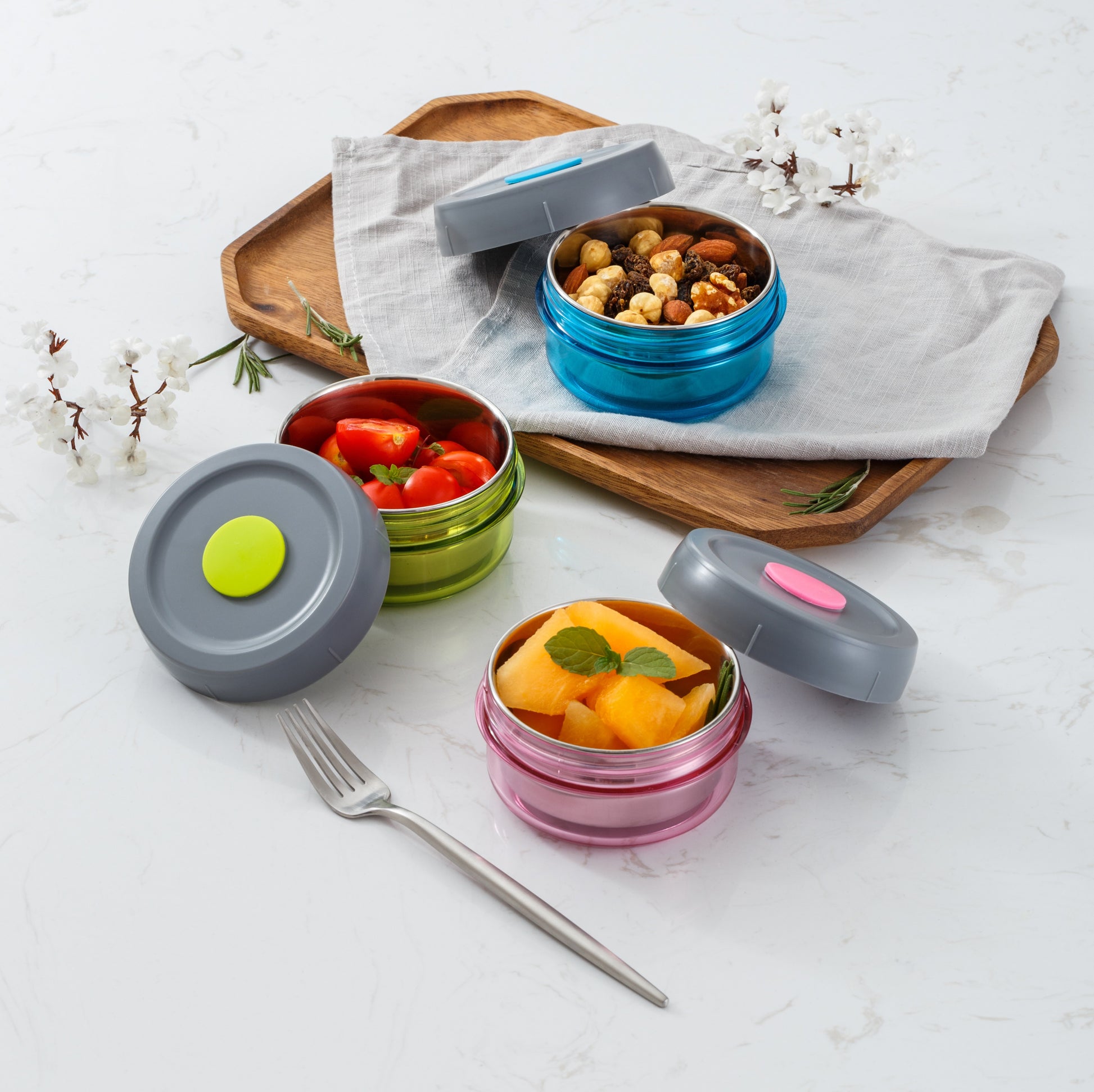 Lille Home Lunch Box Set, A Vacuum Insulated Bento/Snack Box Keeping Food  Warm for 4-6 Hours, Two St…See more Lille Home Lunch Box Set, A Vacuum