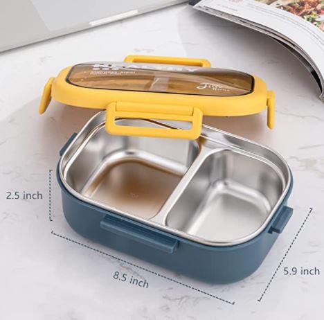  Lille Home Vacuum Insulated Lunch Box Set for Men